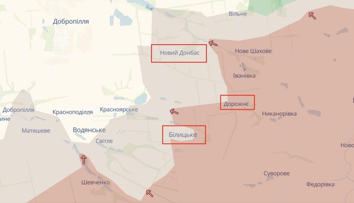 Наступление противника на Покровском направлении