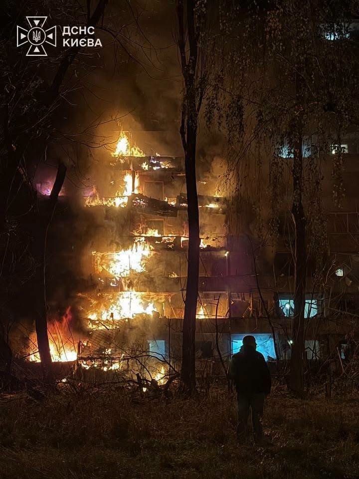 Удар РФ по Києву