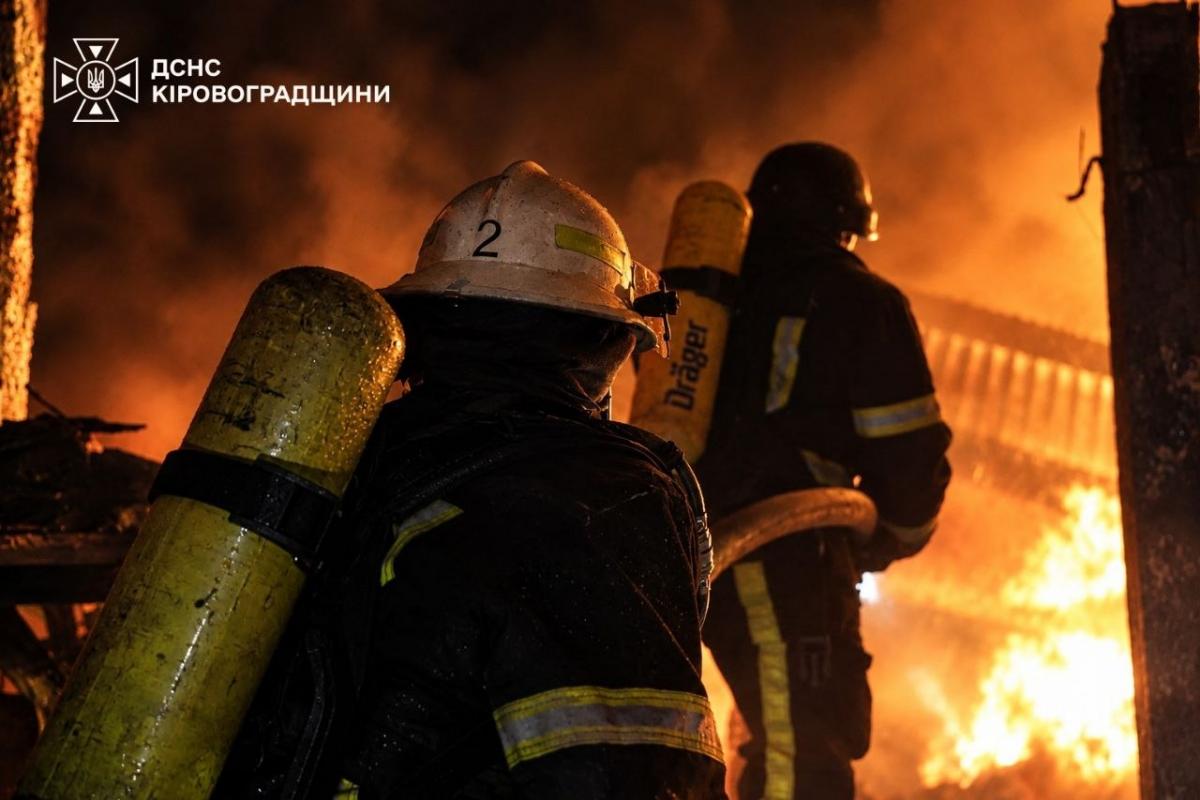 Ликвидация последствий ударов РФ по Кировоградской области