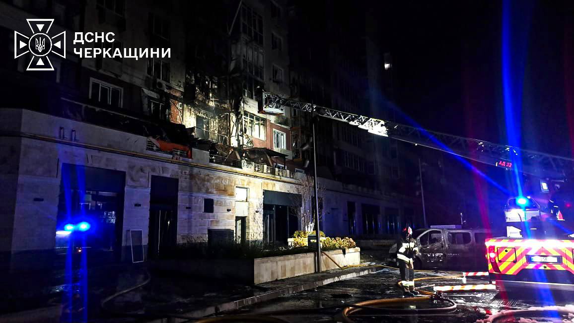 Последствия удара по Умани 16 октября