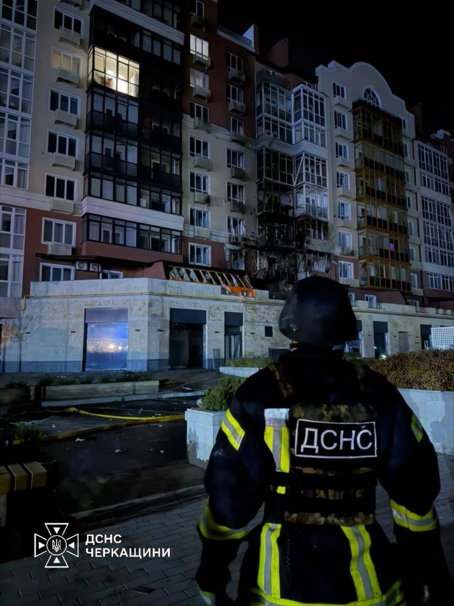 Последствия удара по Умани 16 октября