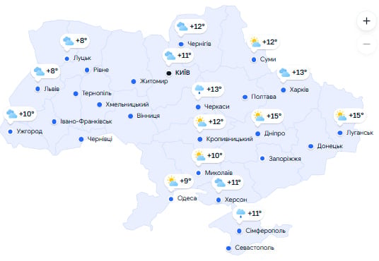В Україні тепло витіснить заморозки: де очікуються дощі з грозами