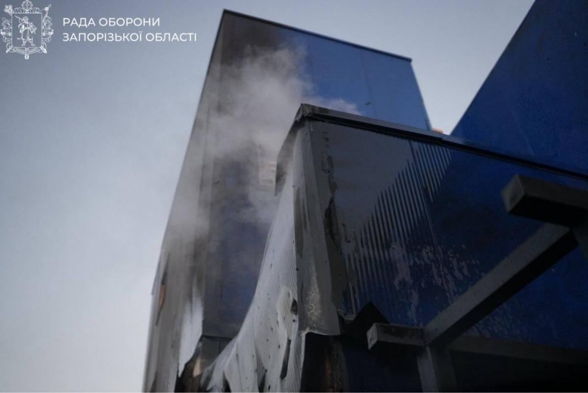 Наслідки атаки на Запоріжжі 25 жовтня