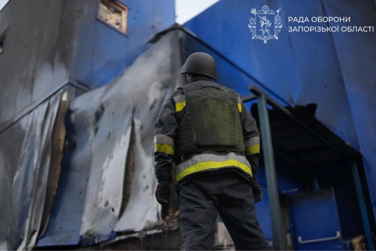 Наслідки атаки на Запоріжжі 25 жовтня