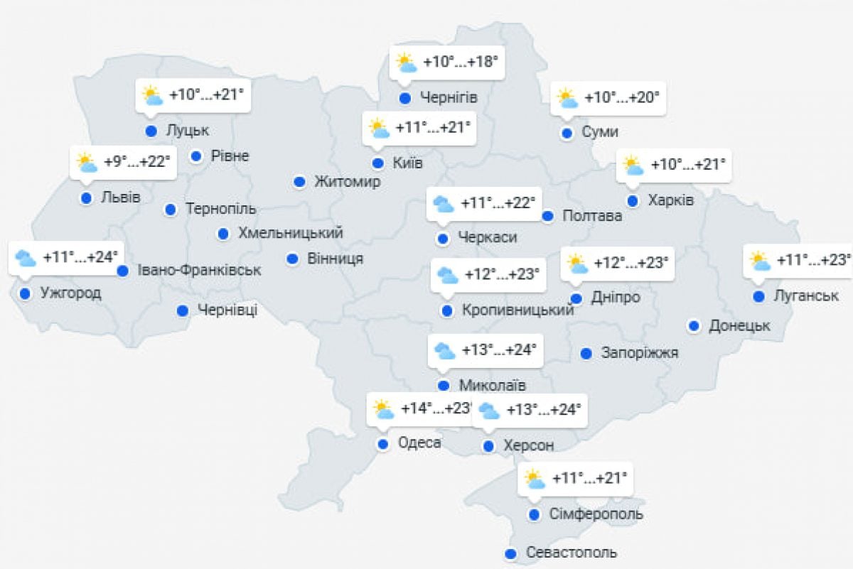 Від +26 градусів до різкого похолодання: коли в Україні зміниться погода