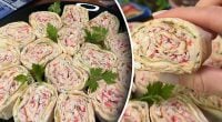 Быстрая закуска с крабовыми палочками — рецепт рулета, который готовится 10 минут