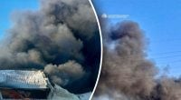 Росія двічі атакувала Самар - горять склади із сільгосптехнікою