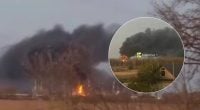 Дроны несколько часов атаковали топливный объект РФ: горит станция "Никольское"