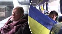 Перші евакуйовані мешканці Олешок прибули на підконтрольну Україні територію