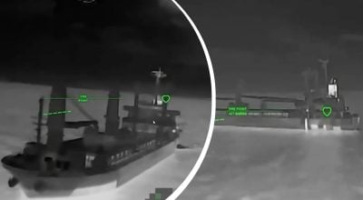Украина ударила по судну в Черном море и месту пуска дронов — Зеленский Украина ударила по судну в Черном море и месту пуска дронов — Зеленский