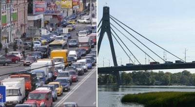 Мости Києва змінюють режим роботи: де перекриють рух під час тривоги