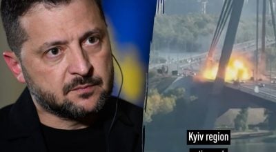 Росія масово завдає ударів по мостах у Києві