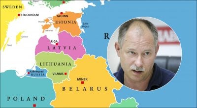 Олег Жданов, карта, країни Балтії 