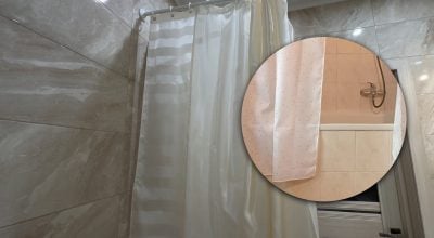Душова шторка вкрилася жовтизною та пліснявою: як повернути їй охайний вигляд Душова шторка вкрилася жовтизною та пліснявою: як повернути їй охайний вигляд