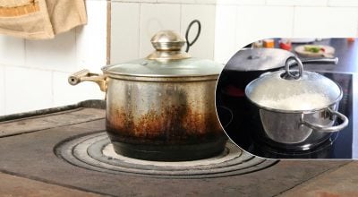 Дві ложки - і каструля з нержавійки сяє: трюк проти жирного нальоту та плям