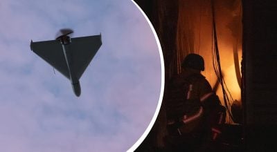 Дрон влучив у 25-поверхівку в Києві: загинула жінка, є постраждалі