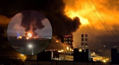 Під ударом Москва і Петербург: дрони уразили великий нафтовий термінал, виникла пожежа Під ударом Москва і Петербург: дрони уразили великий нафтовий термінал, виникла пожежа