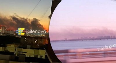 Дроны ударили по Воронежу: возле большого ТЦ вспыхнул пожар, атакован важный мост