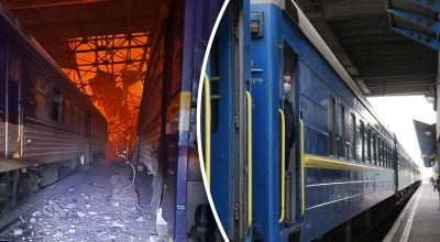 РФ атакувала залізничний вокзал у великому місті України, почалась пожежа - що відомо