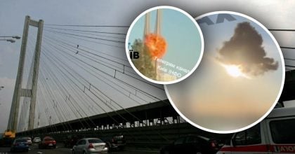 Росія знову влучила у Південний міст - перші деталі атаки на Київ