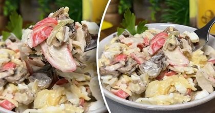 Страва, яку зметуть першою: фантастичний салат з печериць
