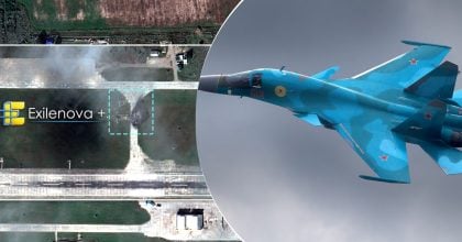 Су-34 та Су-35 перетворилися на згарище: з'явилися знімки аеродрому РФ
