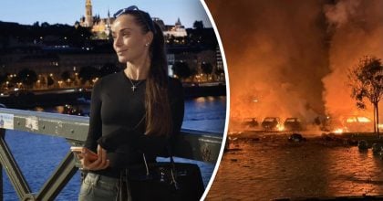 Дрон влучив у житловий комплекс Ксенії Мішиної: що відомо
