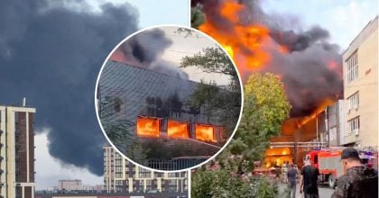 У Росії масштабно палає великий завод: площа пожежі зросла до 9000 м² - деталі