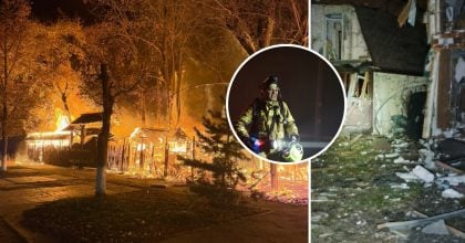 Нічна атака на Київ: 1 жертва, понад 20 поранених, пошкоджено станцію швидкої та міст
