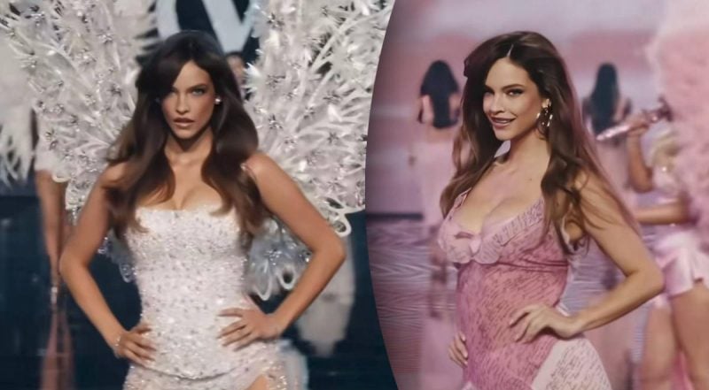 Ангел Victoria's Secret вышла на подиум спустя месяц после родов и поразила фигурой